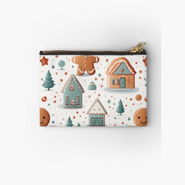 Item preview, Gingerbread man seasonal seamless pattern tile designed and sold by MiraCleAI.