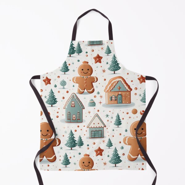 Item preview, Gingerbread man seasonal seamless pattern tile designed and sold by MiraCleAI.