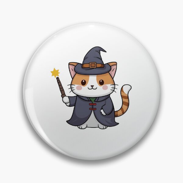 Item preview, Cute Wizard Cat Kawaii designed and sold by canvadreamer444.