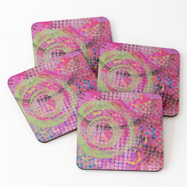 Item preview, Pink Circles Abstract designed and sold by Stefanie Harrington.