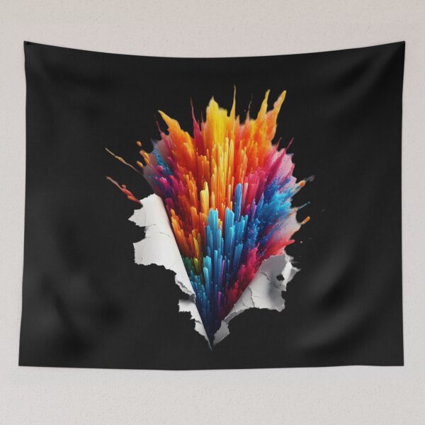 Item preview, Enigmatic Revelation Color Explosion designed and sold by AI-Only Creations.