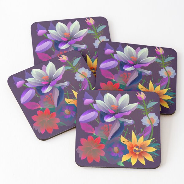 Item preview, flowers in a nonobjective art style - dePace' designed and sold by mrpropcake.
