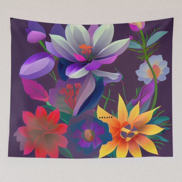 Item preview, flowers in a nonobjective art style - dePace' designed and sold by mrpropcake.