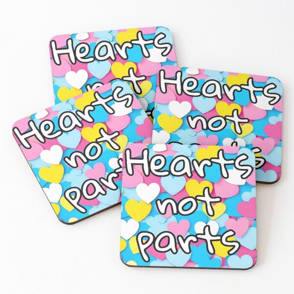 Item preview, Pan Pride; Hearts Not Parts designed and sold by PagonDragon.