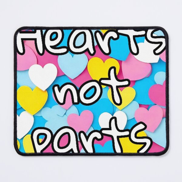 Item preview, Pan Pride; Hearts Not Parts designed and sold by PagonDragon.