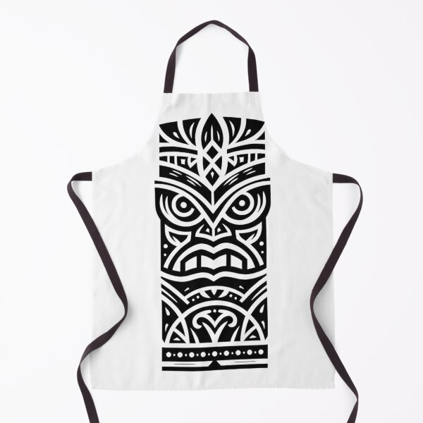 Item preview, Polynesian Tiki Mask Artwork - Elevate Your Style with Tribal Elegance designed and sold by MiszungART.
