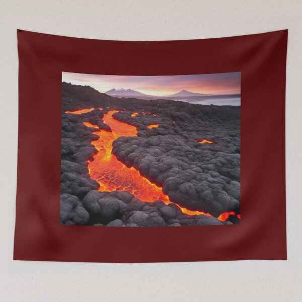 Item preview, flowing volcanic lava designed and sold by artistry2024.