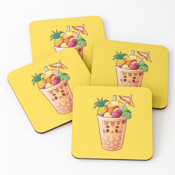 Item preview, Cute Tropical Bubble Tea Kawaii designed and sold by canvadreamer444.