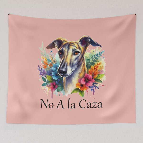 Item preview, Galgo Español in watercolor - No A la Caza! designed and sold by Berlini.