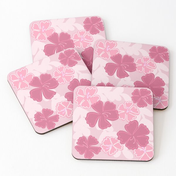 Item preview, Pink Hawaiian Hibiscus Pattern  designed and sold by JaygiesDesign.