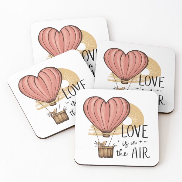 Item preview, Hot Air Balloon Heart - Love is in the air designed and sold by 123ks.