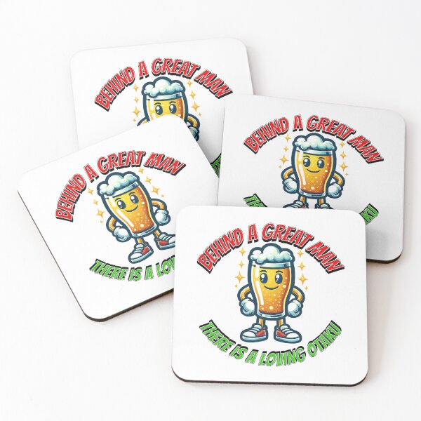 Item preview, BEHIND A GREAT MAN, THERE IS A LOVING OTAKU designed and sold by Animetal-Shop.