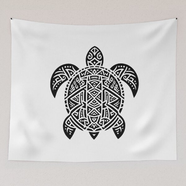 Item preview, Polynesian Turtle Artwork - Exquisite Tribal Designs designed and sold by MiszungART.