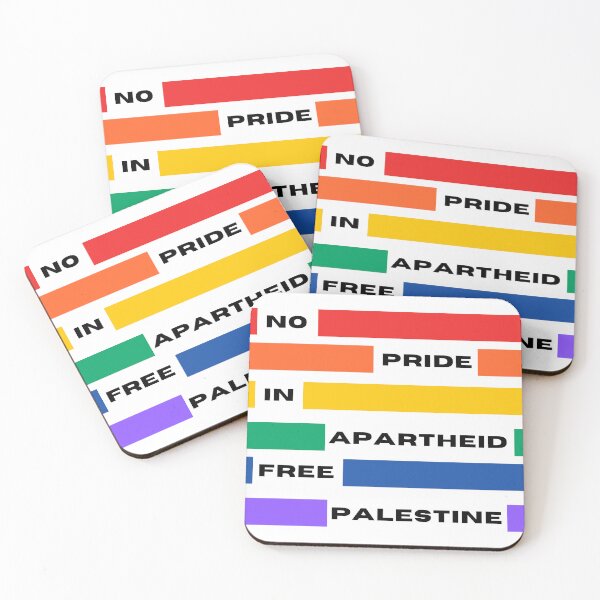 Item preview, NO PRIDE IN APARTHEID - FREE PALESTINE GAY PRIDE designed and sold by MAKE A DAR-WISH.