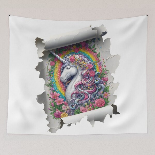 Item preview, Enigmatic Revelation Unicorn's Meadow designed and sold by AI-Only Creations.