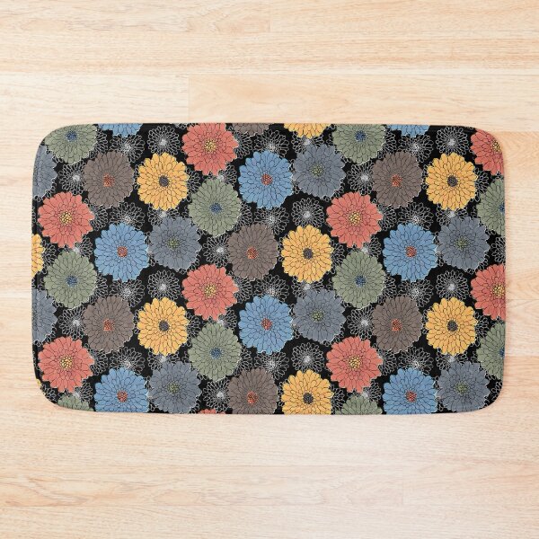 Item preview, Fall Chrysanthemum Black designed and sold by WickedRefined - Nicole Demereckis.
