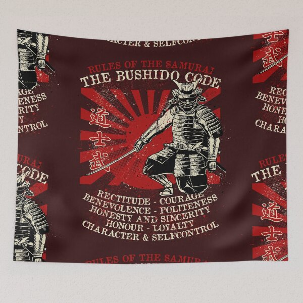 Item preview, Rules Of The Samurai Bushido Code designed and sold by Margival.