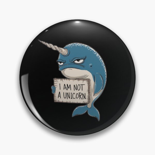 Item preview, I Am Not A Unicorn, Funny Narwhal designed and sold by Krieghorn.
