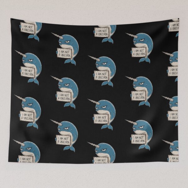 Item preview, I Am Not A Unicorn, Funny Narwhal designed and sold by Krieghorn.