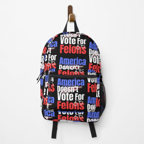 Item preview, America Doesn't Vote For Felons Save Democracy Political Design designed and sold by EarthArtDesigns.