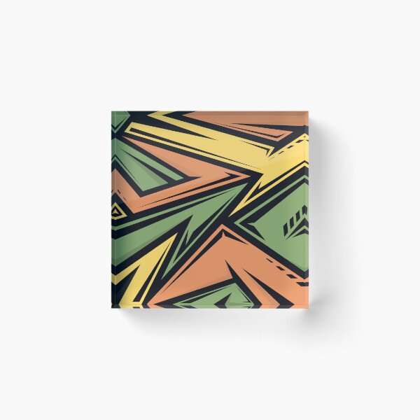 Item preview, Abstract Retro Racing Pattern designed and sold by RockBeeDesigns.
