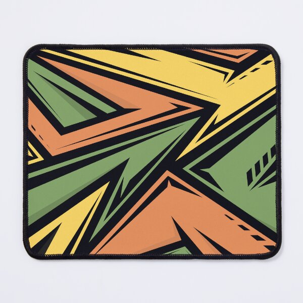 Item preview, Abstract Retro Racing Pattern designed and sold by RockBeeDesigns.