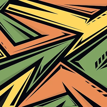 Artwork thumbnail, Abstract Retro Racing Pattern by RockBeeDesigns