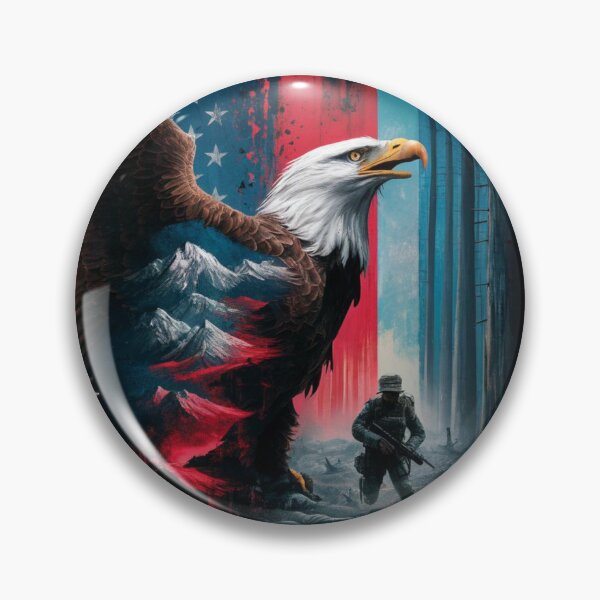 Item preview, Independence Day Valor: Eagle and Soldier Tribute designed and sold by PurpleMoss.
