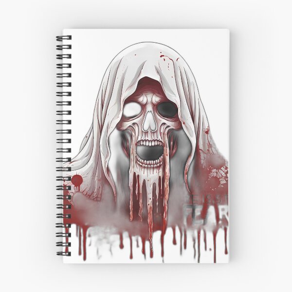 Item preview, Copy of Great a terrifying bloody ghost and the phrase “Resist Fear” in a bloody red color  designed and sold by wsherief.
