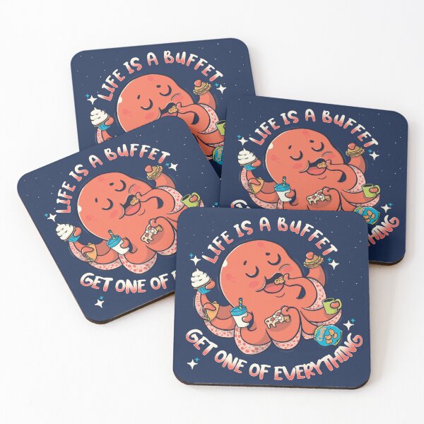 Item preview, Life is a buffet designed and sold by Freecheese.