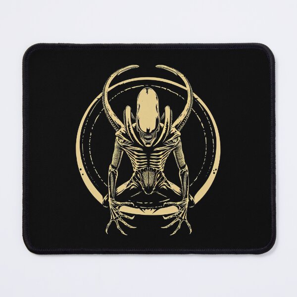 Item preview, Xenomorph circle logo design designed and sold by blackdogshop.