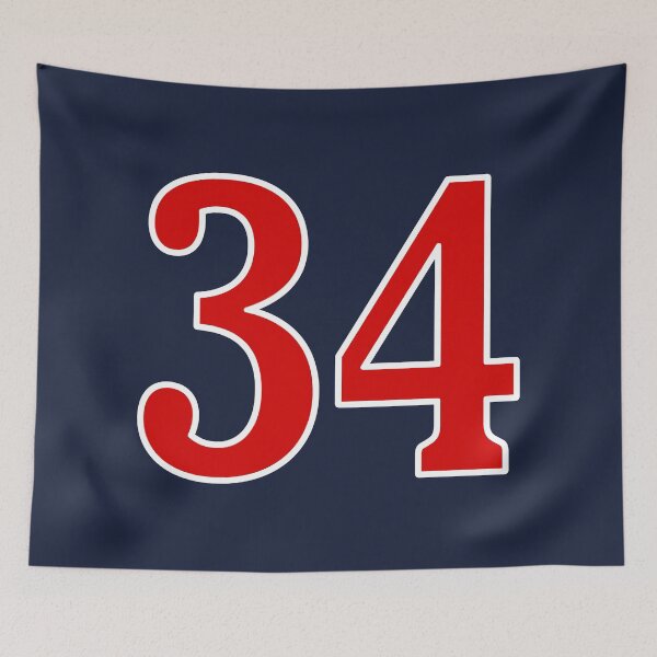 Item preview, tRump Guilty - 34 felony counts - Number 34 (red white on blue) designed and sold by Thelittlelord.