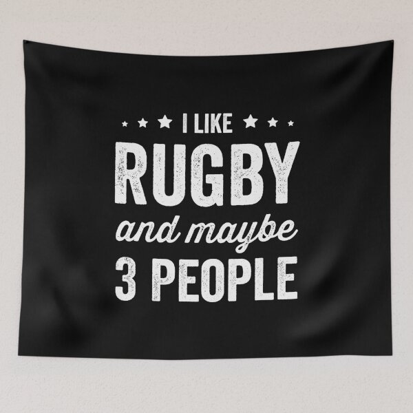 Item preview, I Like Rugby And Maybe 3 People Rugby Lover designed and sold by RareBunny.