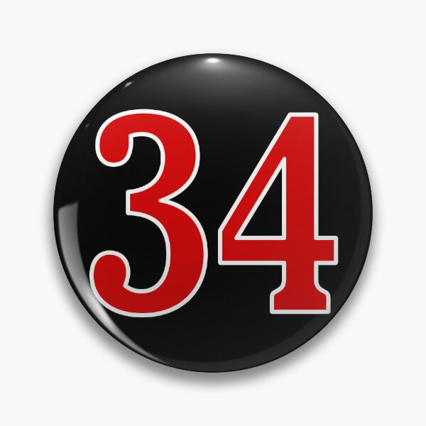 Item preview, tRump Guilty - 34 felony counts - Number 34 (red white pm black) designed and sold by Thelittlelord.