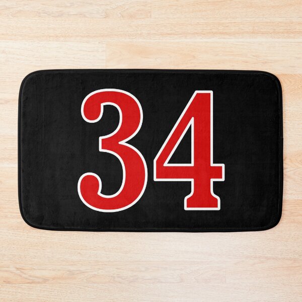 Item preview, tRump Guilty - 34 felony counts - Number 34 (red white pm black) designed and sold by Thelittlelord.