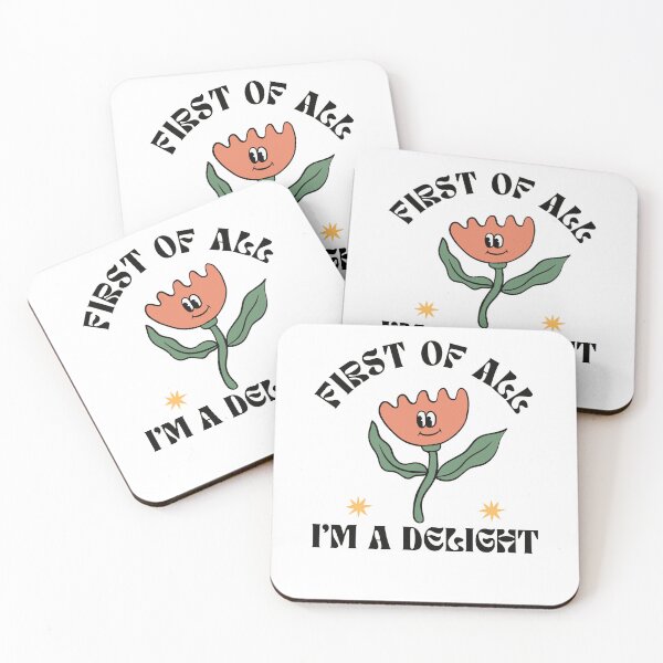 Item preview, First of All im a Delight Floral designed and sold by printsbymiles.