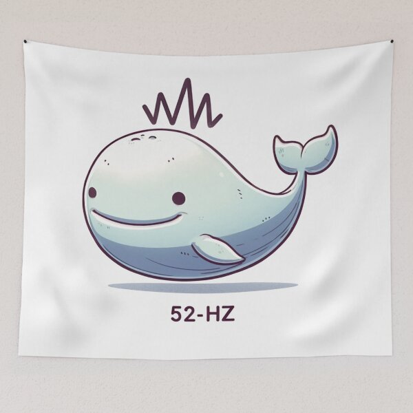 Item preview, 52 Hz Whale designed and sold by NTKSHOP11.