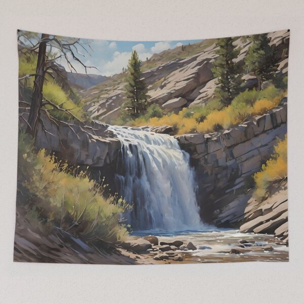Item preview, Umtanum Creek Falls in Central Washington designed and sold by Debbie Schulte.