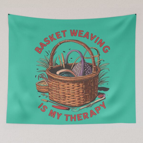 Item preview, Basket Weaving is my therapy designed and sold by Pixel-Lair.