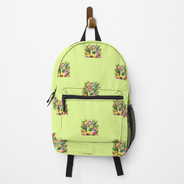 Item preview, Summer Vibe Fruits Palm Leaves And Lemonade designed and sold by M R Design.