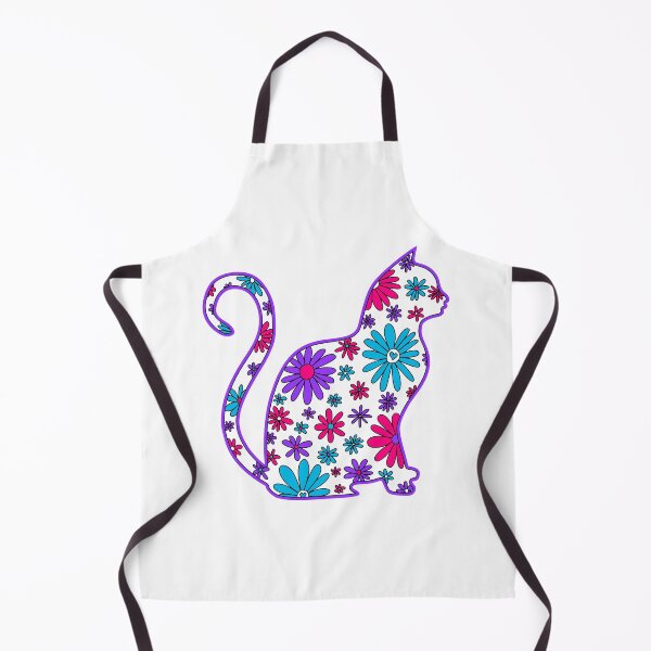 Item preview, Flower doodle cat LGBTQ+ Androgyne Pride Flag designed and sold by JoyfulJen.