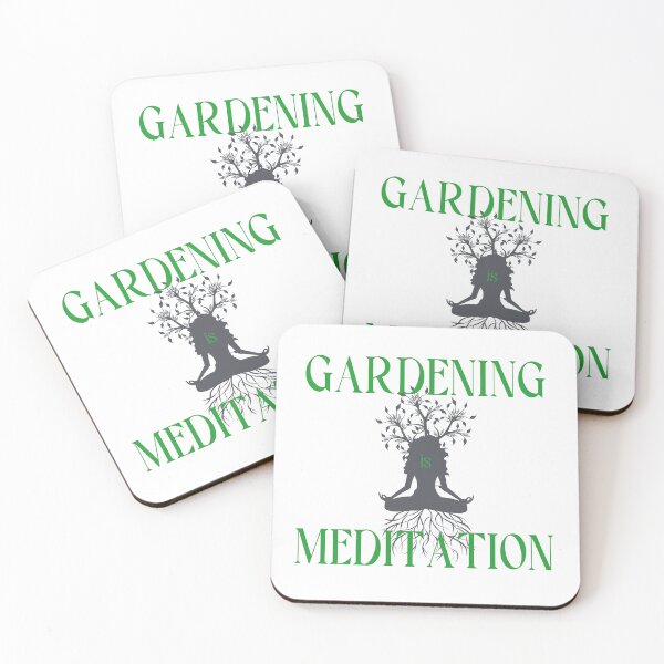 Item preview, Gardening Is Meditation - ideal gift for gardening lovers designed and sold by ArtYourStyle.