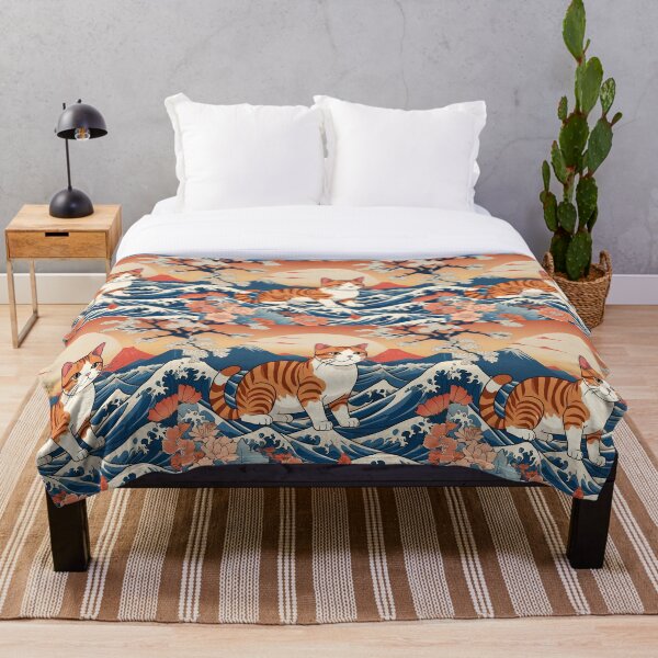 Artikelvorschau, Katzendesign im Ukiyo-Stil von shree505 entworfen und verkauft von shree505.