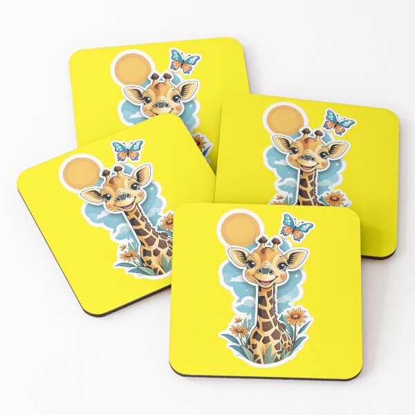 Item preview, "Smiling Giraffe on the Savanna" designed and sold by Zbigniew Dzwonkowski.