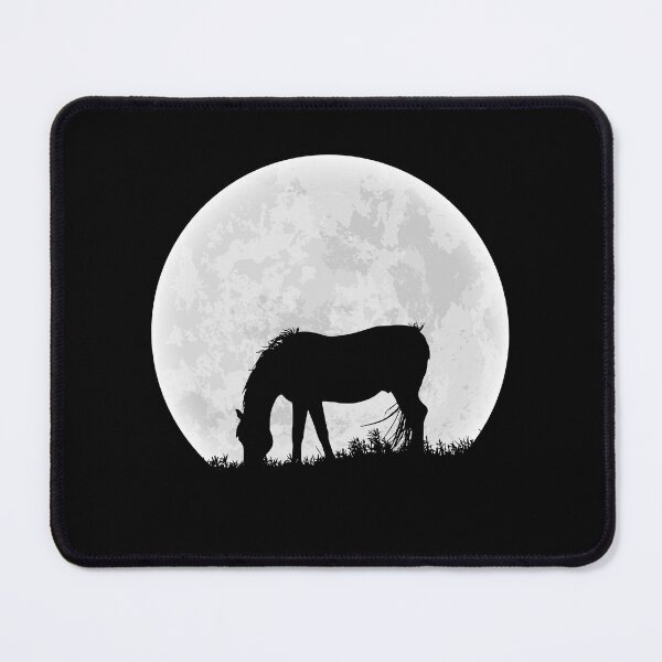 Item preview, Moon Silhouette of a Grazing Horse designed and sold by STUDIO-72.