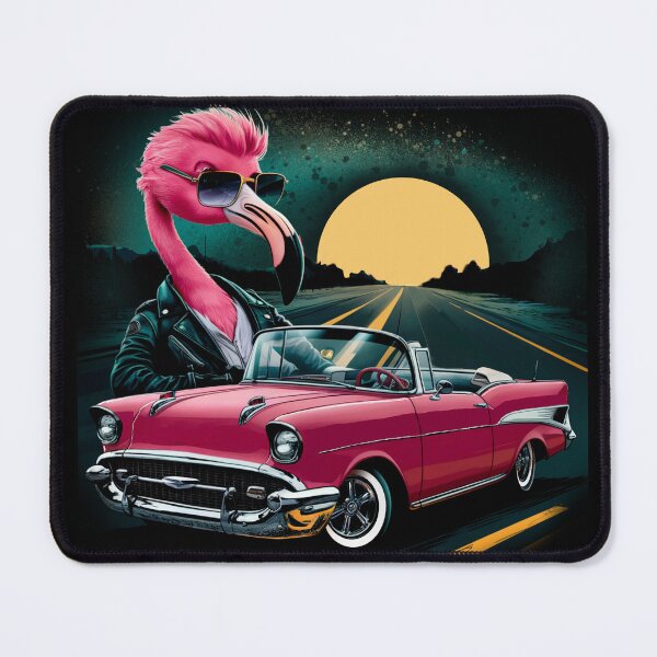 Item preview, Friday night flamingo retro designed and sold by AW2 Designs.
