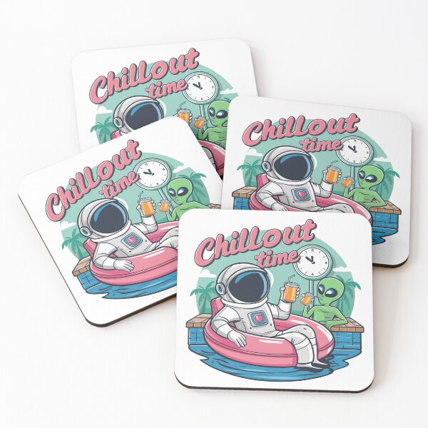 Item preview, Chillout Time With Alien and Astronaut designed and sold by MonkiFlipp.