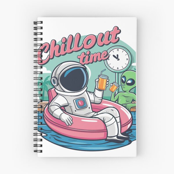 Item preview, Chillout Time With Alien and Astronaut designed and sold by MonkiFlipp.