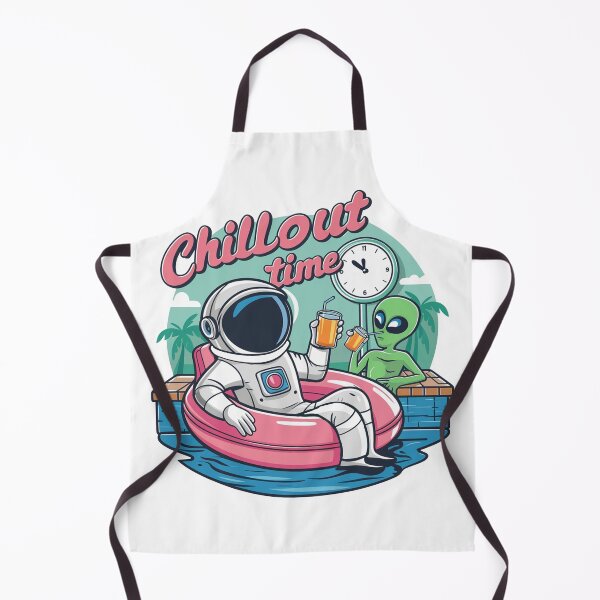 Item preview, Chillout Time With Alien and Astronaut designed and sold by MonkiFlipp.