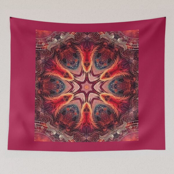 Item preview, RED MANDALA designed and sold by MargoGallery.